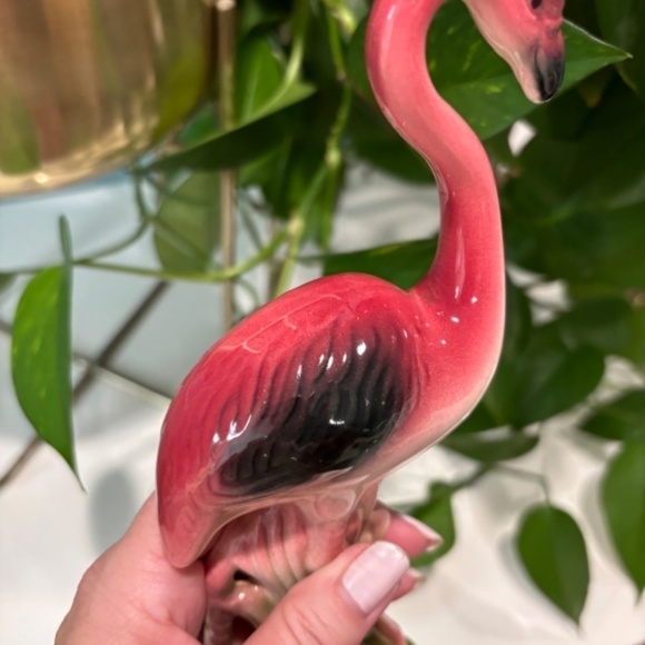 VINTAGE 1950s Midcentury Floridian Pink Flamingo Figurine - Picture 11 of 17